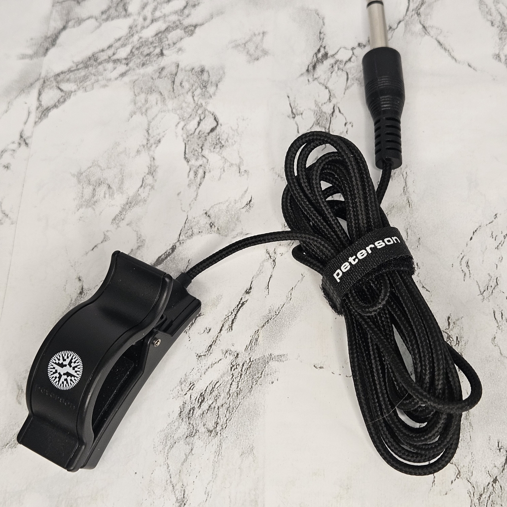 Peterson TP-3 Clip-On Tuner Pickup. Black Clip-On Tuner